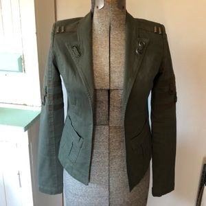 Affliction Black Premium Military Jacket